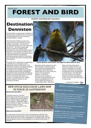 March 2012 Newsletter.pdf - Forest and Bird