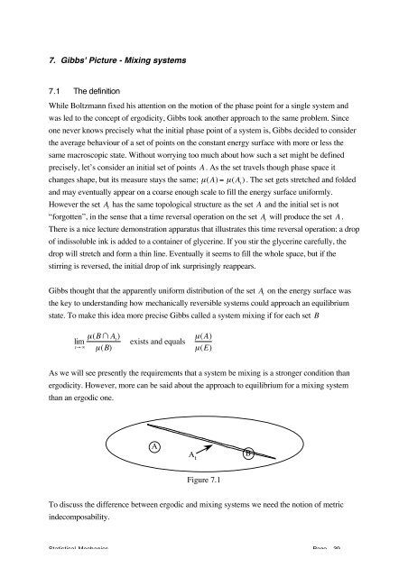 Fundamental Statistical Mechanics