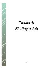 Theme 1: Finding a Job - Frontier College