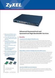 ZyXEL IES-1000M Datasheet - Flytec Computers