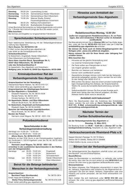 Schwabenheim - Verbandsgemeinde Gau-Algesheim