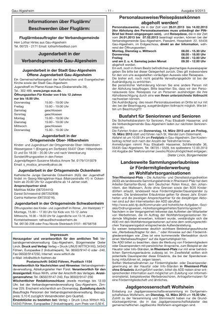 Schwabenheim - Verbandsgemeinde Gau-Algesheim