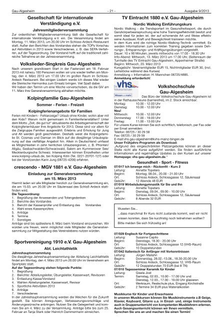 Schwabenheim - Verbandsgemeinde Gau-Algesheim