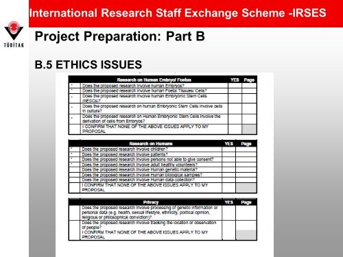International Research Staff Exchange Scheme -IRSES Project ...