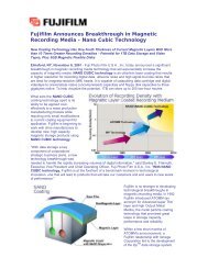 Nano Cubic Technology - Fujifilm USA