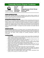 Community Services Program Coordinator - <a href=