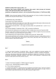 Decreto Legislativo 2 febbraio 2002 N 25 - C.R. ENEA Frascati