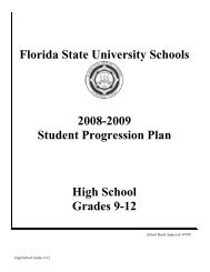 Student Progression Plan - FTP Directory Listing - Florida State ...