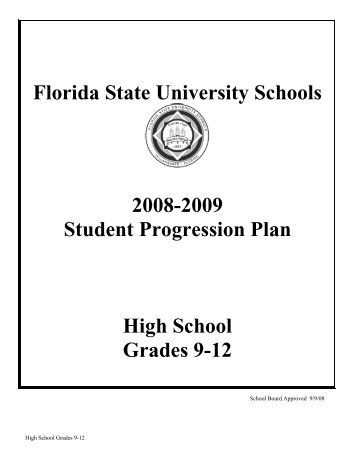 Student Progression Plan - FTP Directory Listing - Florida State ...