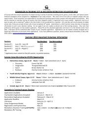 Counselor-In-Training (CIT) - <a href=