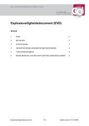 Explosieveiligheidsdocument (EVD)