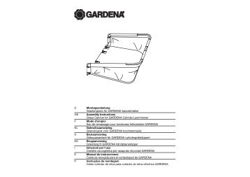 OM, Gardena, Grass Catcher for GARDENA Cylinder Lawnmower ...