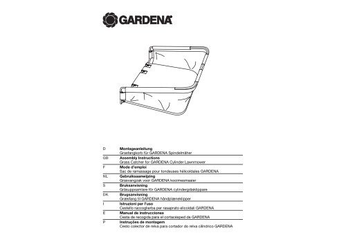 OM, Gardena, Grass Catcher for GARDENA Cylinder Lawnmower ...