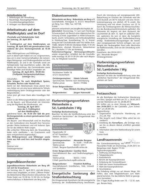 Freinsheim KW 1613 - Verbandsgemeinde Freinsheim