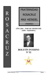Nº 52 - Fraternidad Rosacruz Max Heindel de Madrid