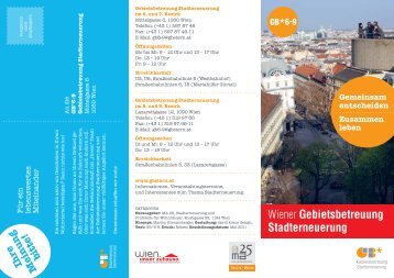 Wiener Gebietsbetreuung Stadterneuerung - GB* Gebietsbetreuung ...