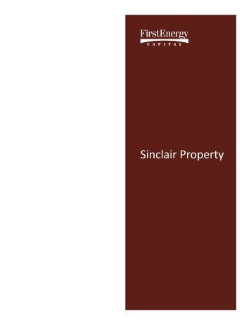 Glenogle - Sinclair Property - FirstEnergy Capital Corp.