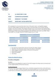 FFV 2013 Senior Men's League Structures Memo - Football ...