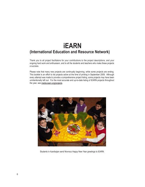 2009-2010 iEARN Project Book