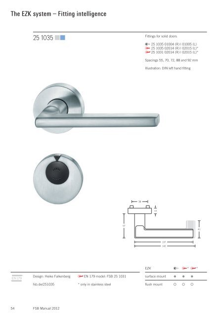 PDF Catalogue page - FSB