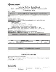 Material Safety Data Sheet - Fisher Scientific: Lab Equipment