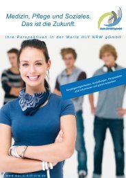 Medizin, Pflege und Soziales. Das ist die Zukunft. - St. Martinus ...