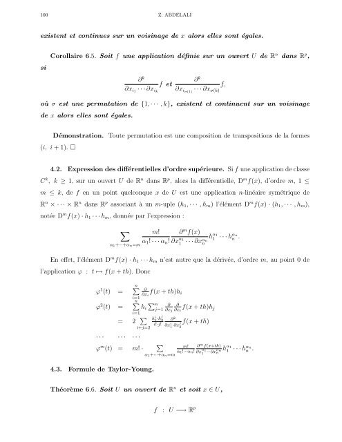 Cours d'Analyse 4 - Faculté des Sciences Rabat