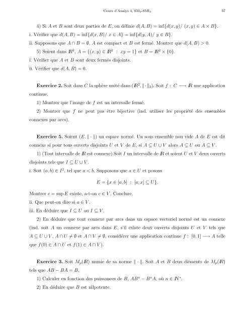 Cours d'Analyse 4 - Faculté des Sciences Rabat