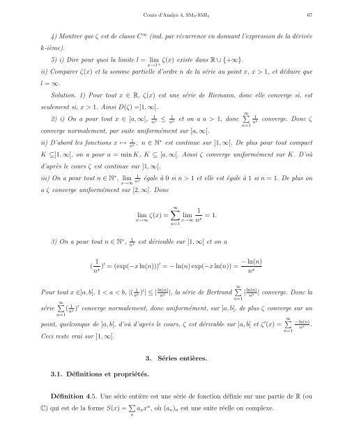 Cours d'Analyse 4 - Faculté des Sciences Rabat