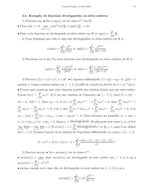 Cours d'Analyse 4 - Faculté des Sciences Rabat