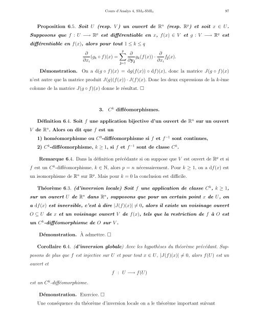 Cours d'Analyse 4 - Faculté des Sciences Rabat