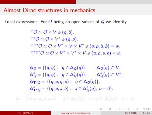 Dirac structures and geometry of nonholonomic constraints