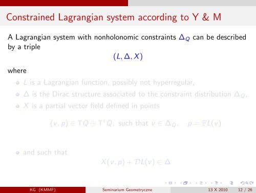 Dirac structures and geometry of nonholonomic constraints