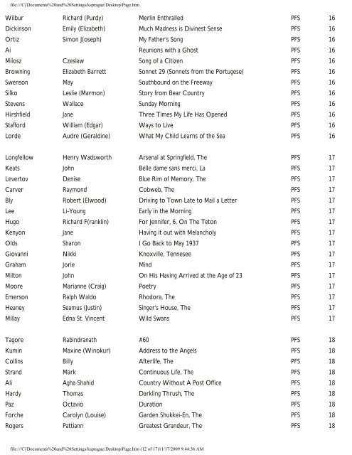 Table of Contents - Gale