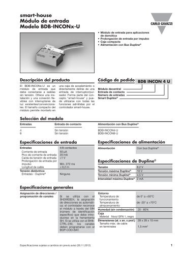 Modulo Remoto de Entrada Digital