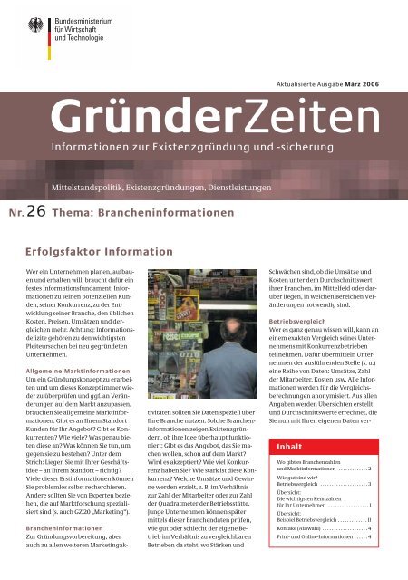 GründerZeiten - Franchise-net