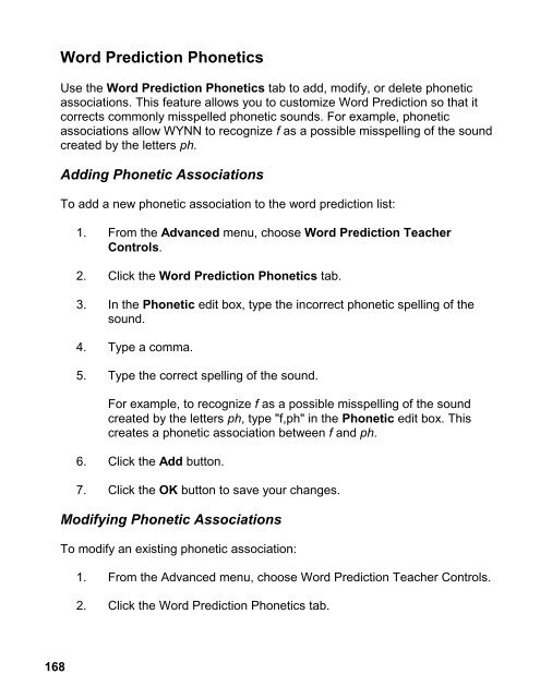 WYNN 7.0 User Guide - Freedom Scientific