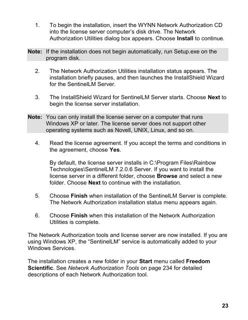 WYNN 7.0 User Guide - Freedom Scientific