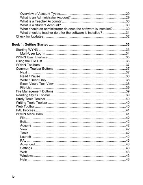 WYNN 7.0 User Guide - Freedom Scientific