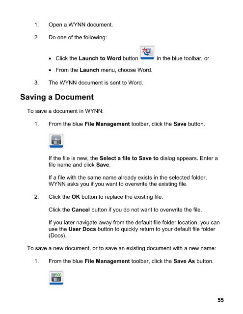 WYNN 7.0 User Guide - Freedom Scientific