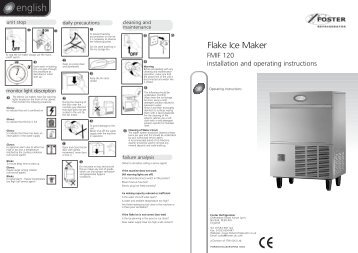 FOSTER FMIF120 FLAKER OCT04