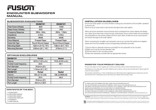 Product Manual - Fusion