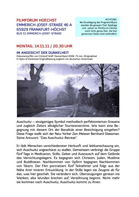 Programm PDF - Evangelische Akademie Arnoldshain