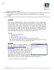 Application Note #5484 - Galil