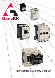 DIL mágneskapcsolók - GANZ Kapcsoló- és Készülékgyártó Kft
