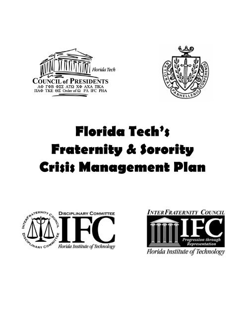 Florida Tech's Fraternity & Sorority Crisis Management Plan