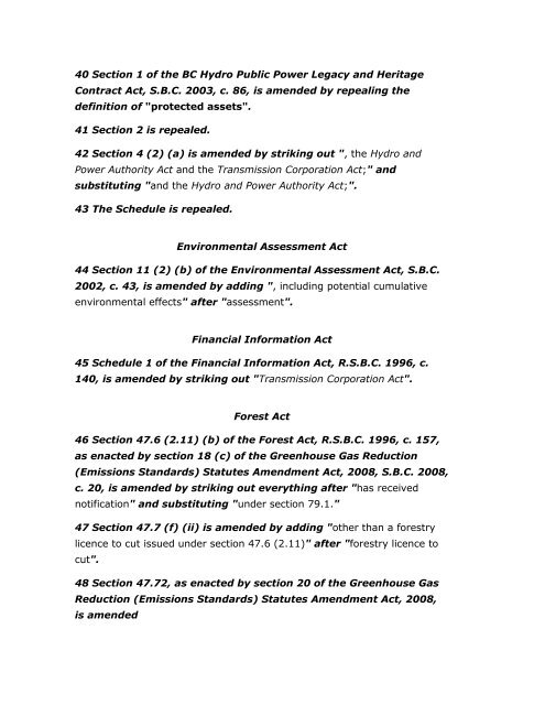 FEI-FEVI 2010 EEC Report filed March 31, 2011 - FortisBC