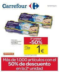 2a unidad -50% - Carrefour España