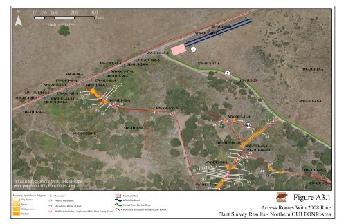 APPENDIX A 2008 RARE PLANT AND HABITAT SURVEY RESULTS