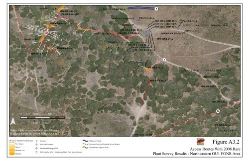 APPENDIX A 2008 RARE PLANT AND HABITAT SURVEY RESULTS